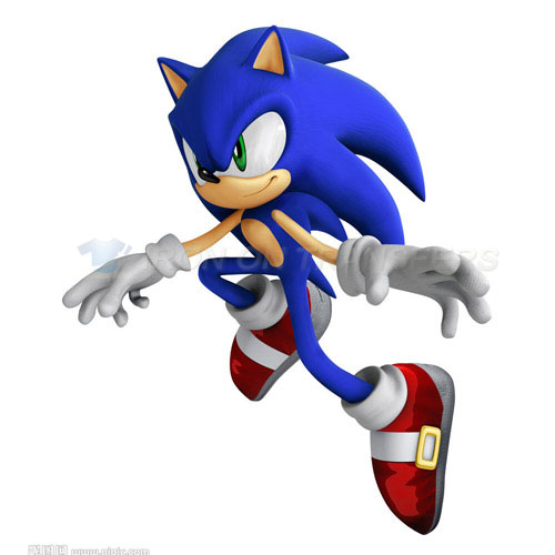 Sonic the Hedgehog Iron-on Stickers (Heat Transfers)NO.5322